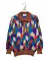 MISSONI SPORTS（ミッソーニスポーツ）の古着「オールドニットポロシャツ」｜マルチカラー