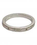 Diorディオール）の古着「ロゴ総柄リング」｜シルバー