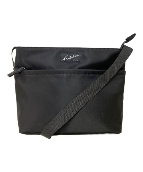 KITAMURA（キタムラ）KITAMURA (キタムラ) ナイロンショルダーバッグ ブラックの古着・服飾アイテム
