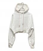 MAISON SPECIALメゾンスペシャル）の古着「ショートフーディ」｜ホワイト