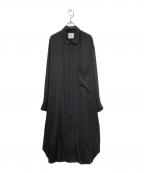 Siseシセ）の古着「SISE LONG SHIRT」｜ブラック