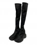 YELLOイエロ）の古着「ダブルスニーカーブーツ」｜ブラック