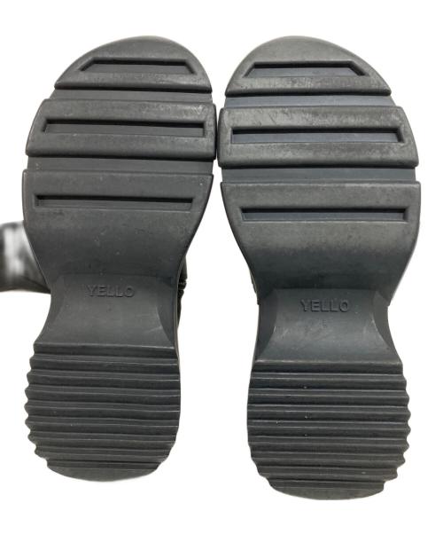 YELLO（イエロ）YELLO (イエロー) ダブルスニーカーブーツ ブラック サイズ:Lの古着・服飾アイテム