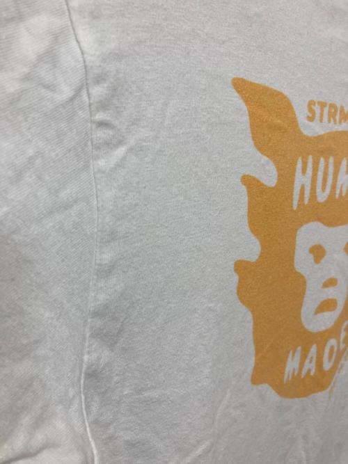 HUMAN MADE（ヒューマンメイド）HUMAN MADE (ヒューマンメイド) フェイスTシャツ ホワイト サイズ:Sの古着・服飾アイテム