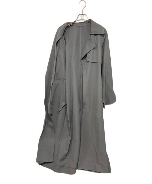 IENA（イエナ）IENA (イエナ) アセテートコットン オーバーチェスターコート グレー サイズ:38の古着・服飾アイテム