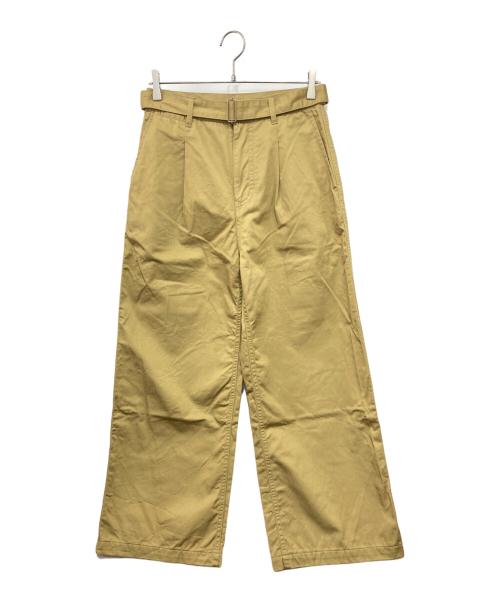 TOMORROW LAND（トゥモローランド）TOMORROW LAND (トゥモローランド) ARMY UPPER HIGHTS (アーミーアッパーハイツ) 別注  BELT CHINO ベージュ サイズ:2の古着・服飾アイテム