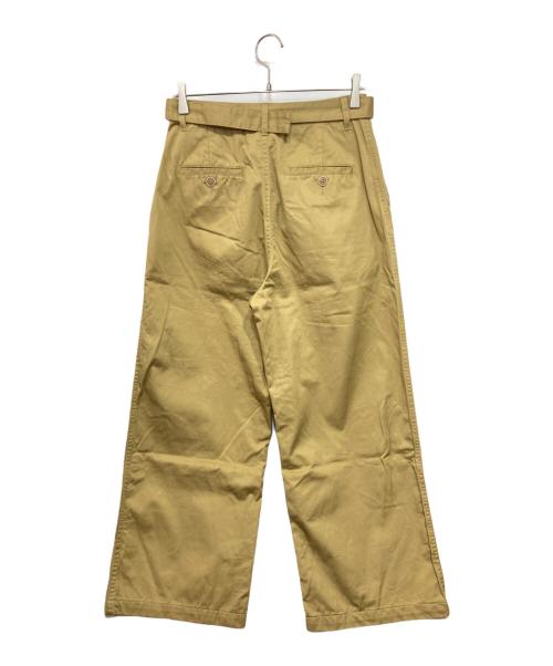 TOMORROW LAND（トゥモローランド）TOMORROW LAND (トゥモローランド) ARMY UPPER HIGHTS (アーミーアッパーハイツ) 別注  BELT CHINO ベージュ サイズ:2の古着・服飾アイテム