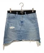 FRAMeWORKフレームワーク）の古着「OUT OF FRAMe デニムドッキングミニスカート」｜ブルー