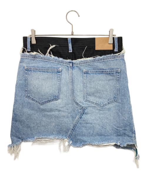 FRAMeWORK（フレームワーク）FRAMeWORK (フレームワーク) OUT OF FRAMe デニムドッキングミニスカート ブルー サイズ:40の古着・服飾アイテム