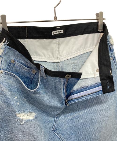 FRAMeWORK（フレームワーク）FRAMeWORK (フレームワーク) OUT OF FRAMe デニムドッキングミニスカート ブルー サイズ:40の古着・服飾アイテム