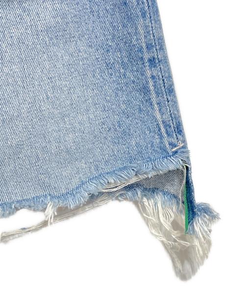 FRAMeWORK（フレームワーク）FRAMeWORK (フレームワーク) OUT OF FRAMe デニムドッキングミニスカート ブルー サイズ:40の古着・服飾アイテム