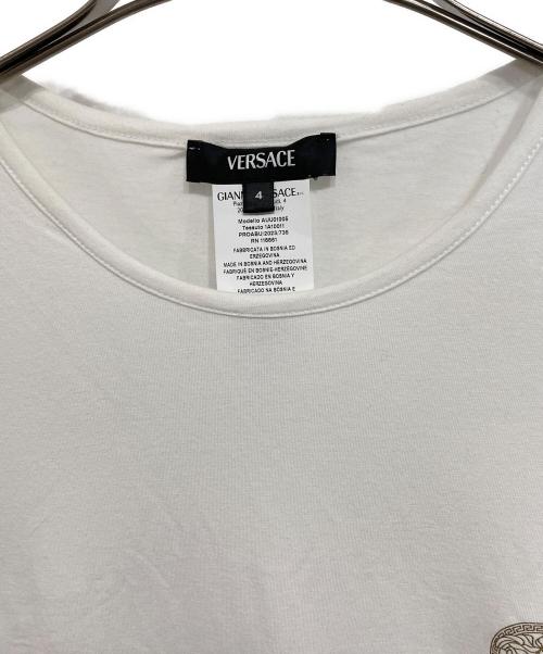 VERSACE（ヴェルサーチェ）VERSACE (ヴェルサーチェ) メドゥーサ アンダーシャツ ホワイト サイズ:4の古着・服飾アイテム