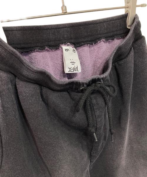 X-GIRL（エックスガール）X-girl (エックスガール) FADED SWEAT PANTS スウェットパンツ ブラック サイズ:Mの古着・服飾アイテム