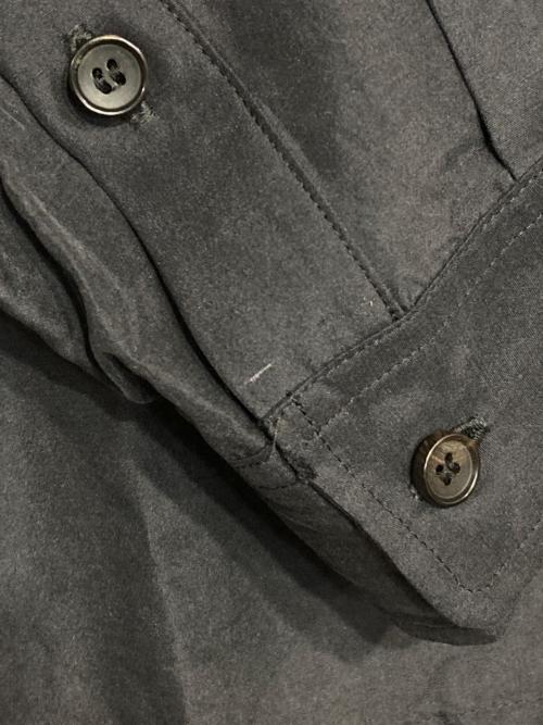 cornier（コルニエ）cornier (コルニエ) シルクシャツ ネイビー サイズ:Sの古着・服飾アイテム