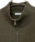 中古・古着 +closet (クロスクローゼット) Zip Up Knit スビンプラチナムニット オリーブ サイズ:4：6000円