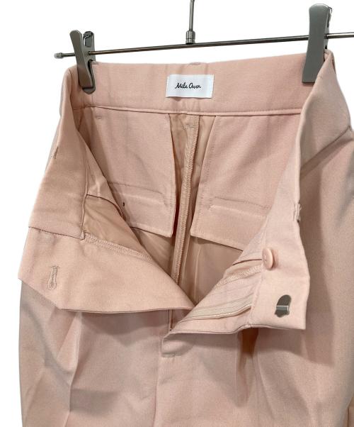 Mila Owen（ミラオーウェン）Mila Owen (ミラオーウェン) ドライタッチ2タックワイドパンツ ピンクの古着・服飾アイテム