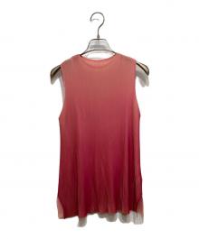 PLEATS PLEASE（プリーツプリーズ）の古着「グラデーションプリーツカットソー」｜ピンク