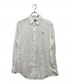 POLO RALPH LAURENポロ・ラルフローレン）の古着「リネンシャツ」｜ホワイト