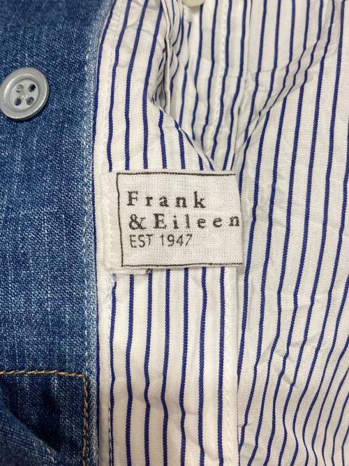 Frank&Eileen（フランクアンドアイリーン）Frank&Eileen (フランクアンドアイリーン) 再構築シャツ ブルー サイズ:Freeの古着・服飾アイテム