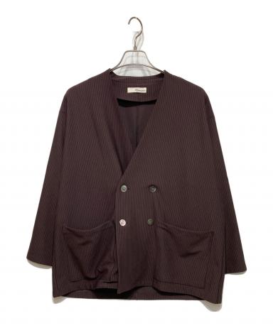 T.Yamai paris トリコットサッカー　ノーカラージャケット　日本製 3031003662138308_01_8602w.jpeg