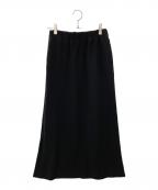 saquiサキ）の古着「ストレートスカート」｜ブラック