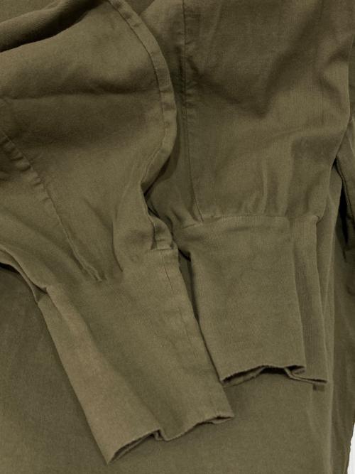 BIWACOTTON（ビワコットン）BIWACOTTON (ビワコットン) パフスリーブTシャツ カーキ サイズ:2の古着・服飾アイテム