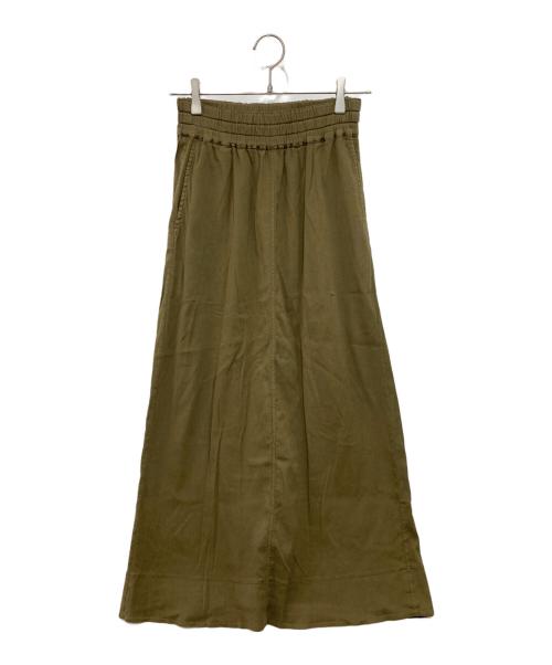BIWACOTTON（ビワコットン）BIWACOTTON (ビワコットン) コラムスカート カーキ サイズ:FREEの古着・服飾アイテム