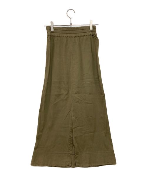 BIWACOTTON（ビワコットン）BIWACOTTON (ビワコットン) コラムスカート カーキ サイズ:FREEの古着・服飾アイテム