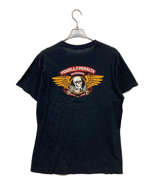 powell peralta（パウエルペラルタ）powell peralta (パウエルペラルタ) スカルプリントＴシャツ ブラック サイズ:Lの古着・服飾アイテム