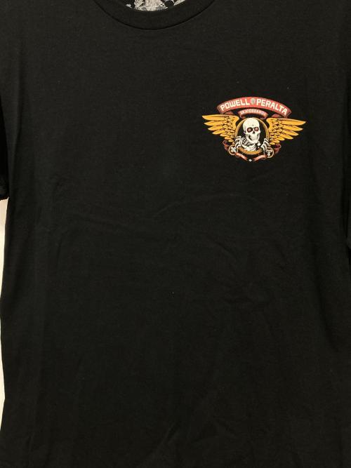 powell peralta（パウエルペラルタ）powell peralta (パウエルペラルタ) スカルプリントＴシャツ ブラック サイズ:Lの古着・服飾アイテム