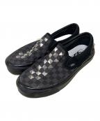 VANSヴァンズ）の古着「ｃlassic Slip-On 98 DX Stud Check  スリッポン」｜ブラック