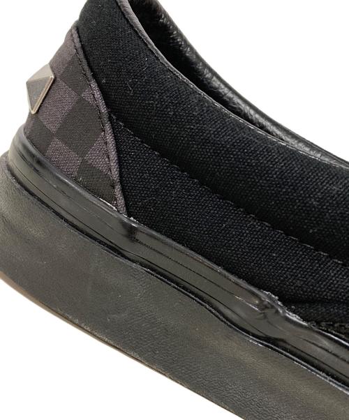 VANS（ヴァンズ）VANS (バンズ) ｃlassic Slip-On 98 DX Stud Check  スリッポン ブラック サイズ:26.5cmの古着・服飾アイテム