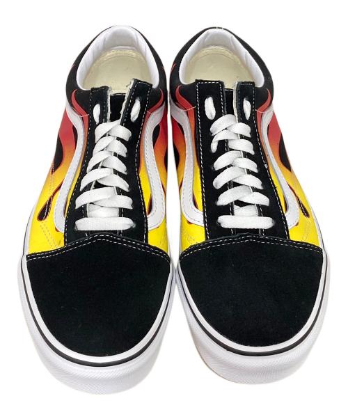 VANS（ヴァンズ）VANS (バンズ) OLD SKOOL FLAME ローカットスニーカー ブラック×レッド サイズ:26.5cmの古着・服飾アイテム
