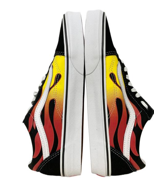 VANS（ヴァンズ）VANS (バンズ) OLD SKOOL FLAME ローカットスニーカー ブラック×レッド サイズ:26.5cmの古着・服飾アイテム