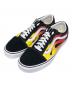 VANS（バンズ）の古着「OLD SKOOL FLAME ローカットスニーカー」｜ブラック×レッド