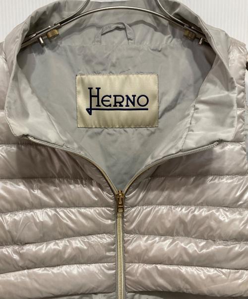 HERNO（ヘルノ）HERNO (ヘルノ) ナイロン切替ベスト グレー サイズ:42の古着・服飾アイテム