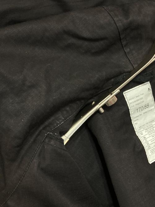 British Army（ブリティッシュアーミー）British Army (イギリス軍) コンバットスモックジャケット ブラック サイズ:170/88の古着・服飾アイテム