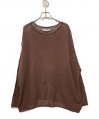 FRAMeWORKフレームワーク）の古着「ウォッシャブルニュアンス ワイドプルオーバー」｜ブラウン