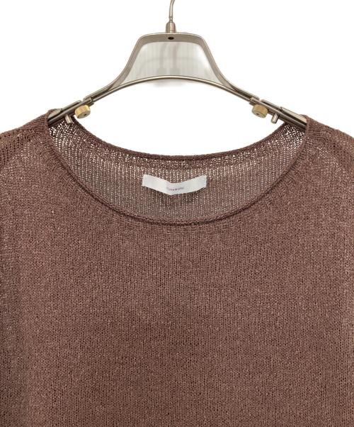 FRAMeWORK（フレームワーク）FRAMeWORK (フレームワーク) ウォッシャブルニュアンス ワイドプルオーバー ブラウン サイズ:FREEの古着・服飾アイテム