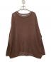 FRAMeWORK（フレームワーク）の古着「ウォッシャブルニュアンス ワイドプルオーバー」｜ブラウン
