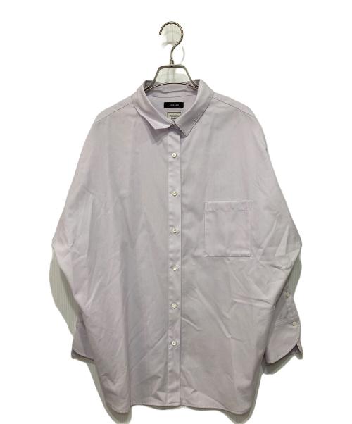 anuans（アニュアンス）anuans (アニュアンス) スタンダードシャツ/マシンウォッシャブル パープル サイズ:FREEの古着・服飾アイテム