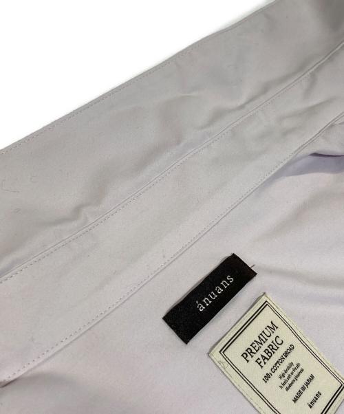 anuans（アニュアンス）anuans (アニュアンス) スタンダードシャツ/マシンウォッシャブル パープル サイズ:FREEの古着・服飾アイテム