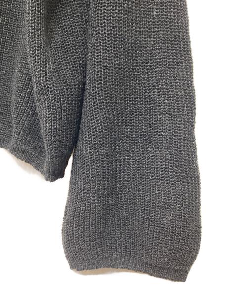 SLOBE IENA（スローブ イエナ）SLOBE IENA (スローブ イエナ) リネン混ボートネックニット ブラック サイズ:FREEの古着・服飾アイテム