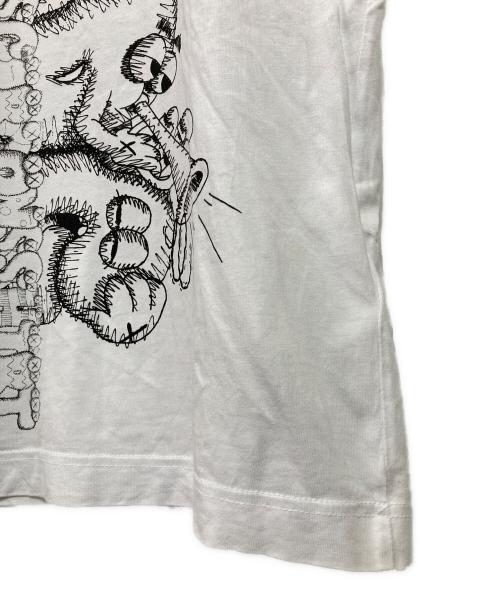 COMME des GARCONS SHIRT（コムデギャルソンシャツ）COMME des GARCONS SHIRT (コムデギャルソンシャツ) プリントTシャツ ホワイト サイズ:XSの古着・服飾アイテム