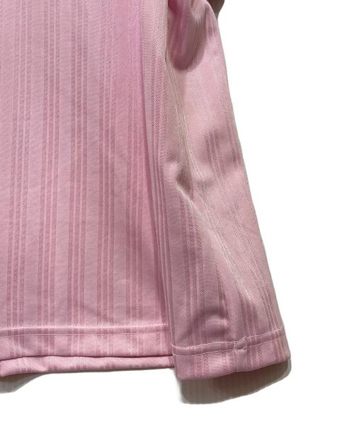adidas（アディダス）adidas (アディダス) 襟付きゴーリートップ ピンク サイズ:2XLの古着・服飾アイテム