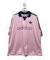 adidas（アディダス）の古着「襟付きゴーリートップ」｜ピンク