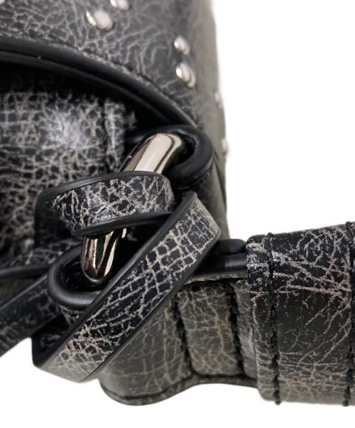 moussy（マウジー）moussy (マウジー) HEART GATHER STUDS バッグ グレーの古着・服飾アイテム