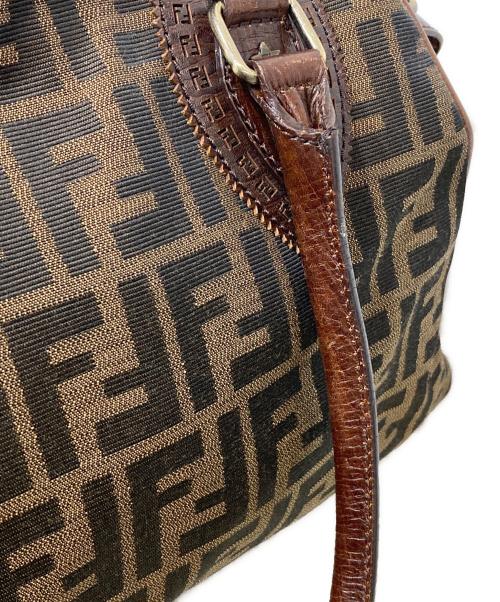 FENDI（フェンディ）FENDI (フェンディ) 2000-2010 ズッカ キャンバス エトニコ ハンドバッグ ブラウンの古着・服飾アイテム