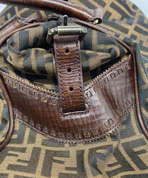 FENDI（フェンディ）FENDI (フェンディ) 2000-2010 ズッカ キャンバス エトニコ ハンドバッグ ブラウンの古着・服飾アイテム
