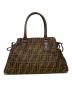 FENDI（フェンディ）の古着「2000-2010 ズッカ キャンバス エトニコ ハンドバッグ」｜ブラウン